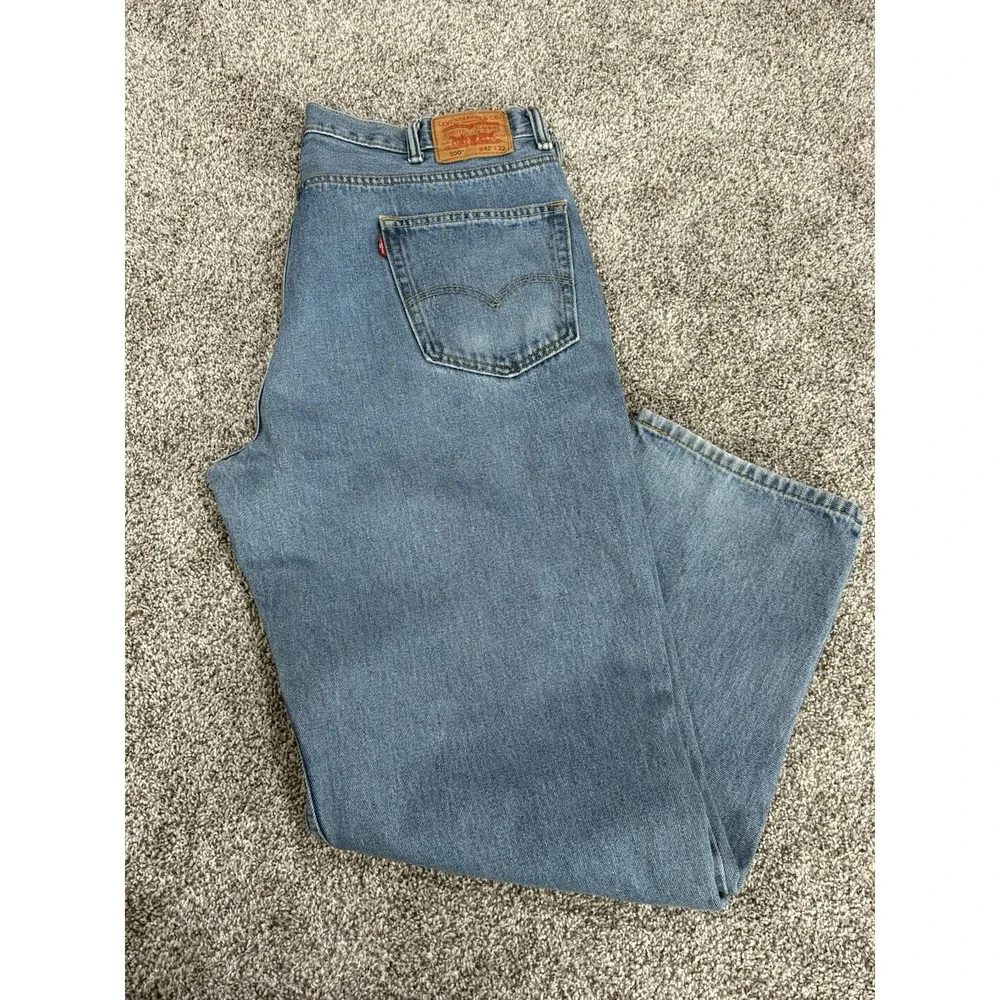 Levis‎ 550 Jeans Men's 42x32 Blue Straight Leg Cotton Levi's 90's' Pants